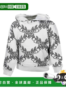 BURBERRY 男士卫衣 80692051006 AW2024 白色 Burberry sweaters