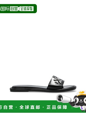 TORY BURCH 女士拖鞋 1646760006 AW2025 黑色 T Lock slides女鞋