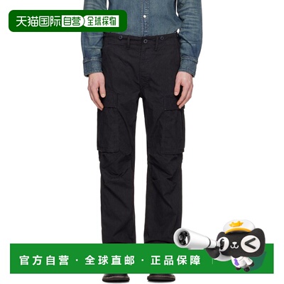 ralph lauren rrl 拉夫 劳伦RRL 男士 黑色 Surplus Poplin 工装