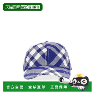 BURBERRY 女士帽子 8079477-0 CO 蓝色 Baseball Cap With Tartan