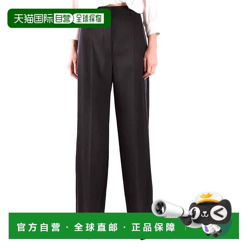 1h可退 BURBERRY 女士休闲裤 40729011004-0 AW2018 黑色 Burberr