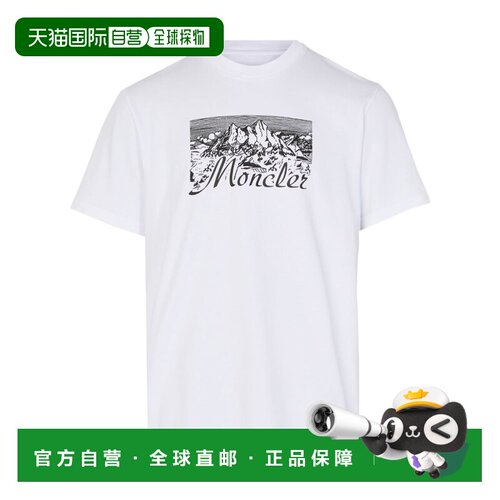 1h可退 奢淘 Moncler 圆领短袖T恤 男 MC12Z4R5男装