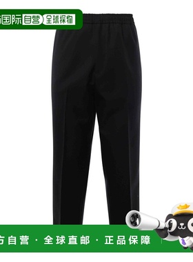 BE ABLE 男士休闲裤 LEOWPMNERO SS2025 黑色 Blended Virgin Woo