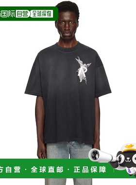 1h可退 潮奢 Represent 男士 黑色 Archangel T 恤 MLM4650