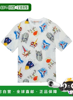 MARNI 男童T恤 M01571M00VR0M114 AW2025 白色 短袖T恤