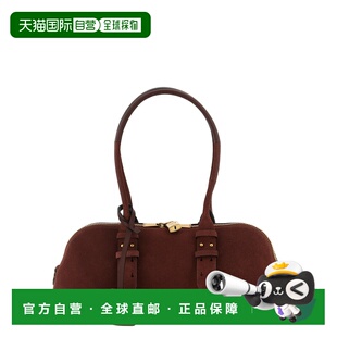 PINKO 女士单肩包 106169A2JHR49Q SS2026 酒红色 'Bowling Bague