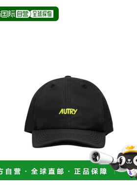 AUTRY 男士帽子 ACPU069K SS2026 黑色 刺绣标志棒球帽