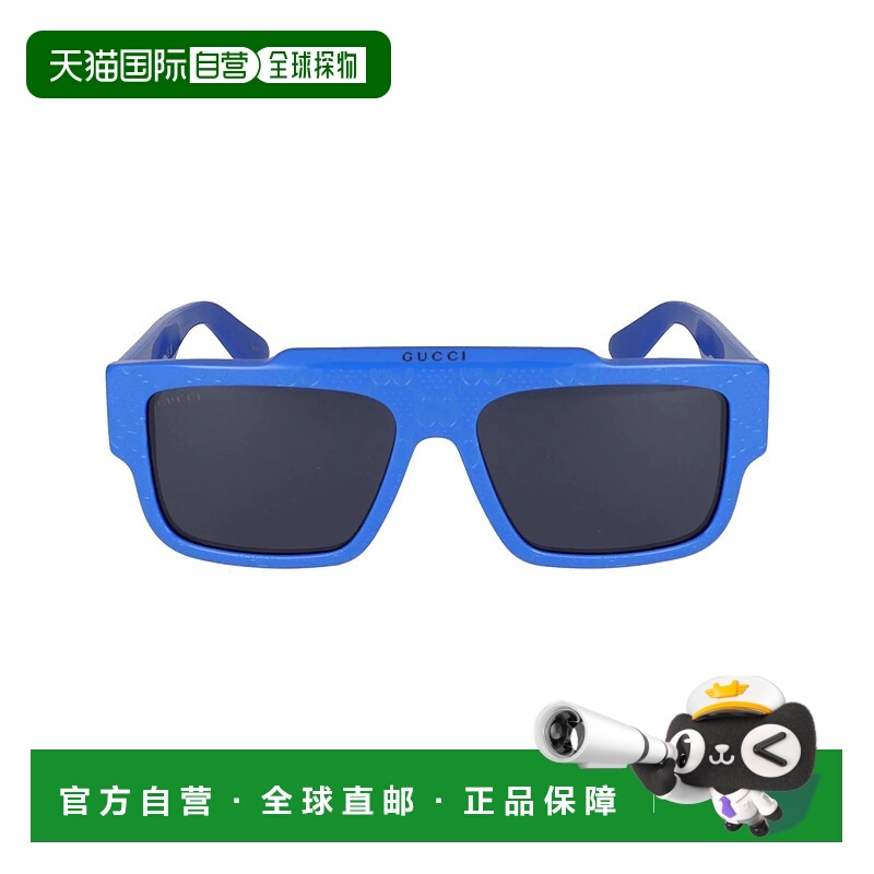 GUCCI 女士眼镜 GG1460S008 SS2024 蓝色 全框太阳镜