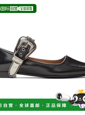 1h可退 潮奢 Toga Pulla 女士 黑色针扣玛丽珍鞋 FTGPWJ87309055