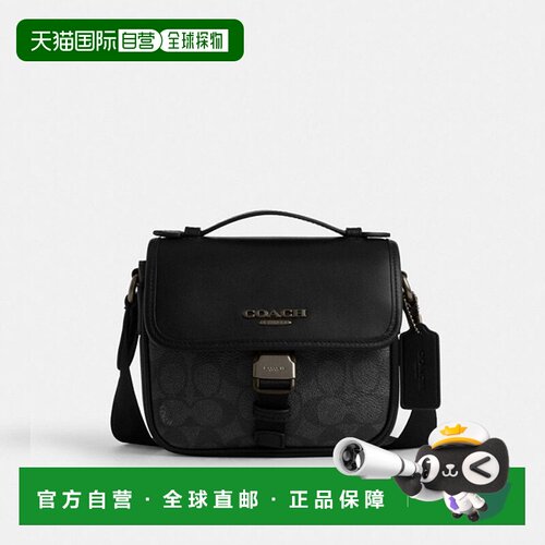 COACH 男士Racer小号经典老花斜挎单肩包CBG13QBMI5蔻驰斜挎包