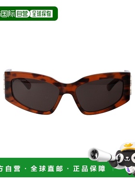 BALENCIAGA 女士眼镜 BB0321S003 SS2024 黑色 猫眼镜框太阳镜