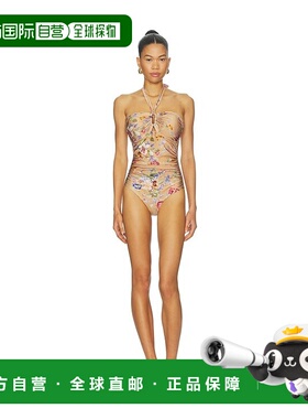 1h可退 潮奢 ZIMMERMANN 女士 Patience 宽松链环连身泳衣 0171WR