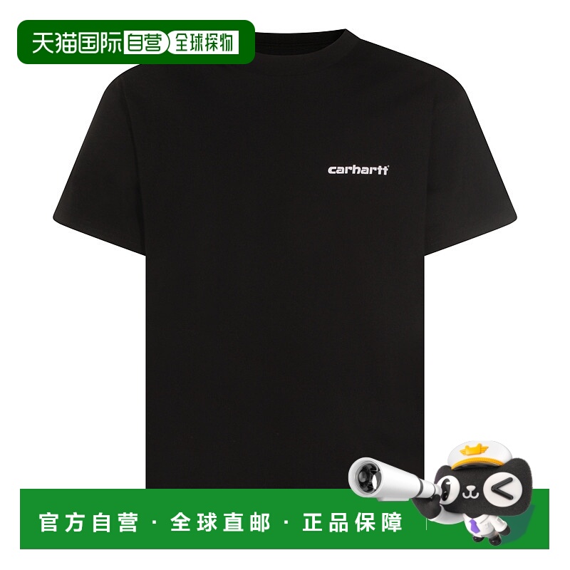 1h可退 潮奢 CARHARTT WIP 男士 ARCHIVE LINES 黑色棉质T恤 I036