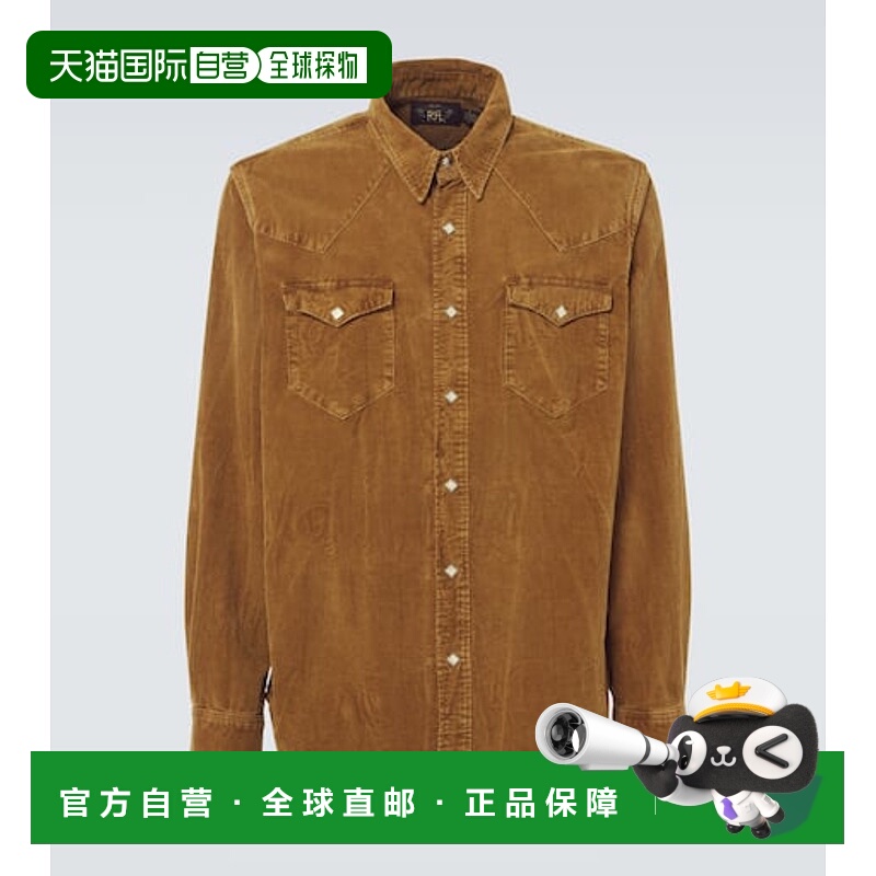 1h可退 潮奢 RRL 拉夫 劳伦RRL 男士 Buffalo West 棉质灯芯绒衬