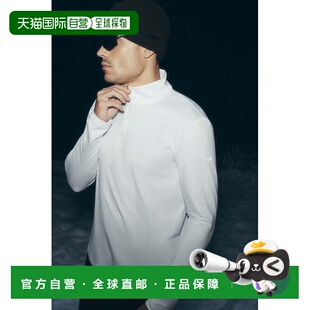 alo yoga Conquer 翻领柔软半拉链纯色运动长袖Polo衫 男款m3193r