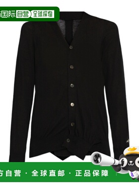 YOHJI YAMAMOTO 女士针织毛衣 FTK5001404 SS2025 黑色长袖