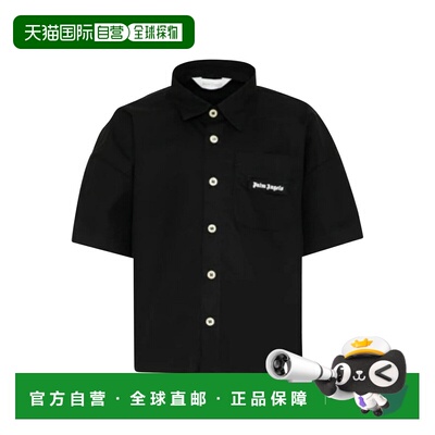 PALM ANGELS 男童衬衫 PBGG003S26FAB001110 SS2026短袖