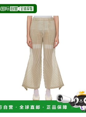 ISSEY MIYAKE 女士休闲裤 花色喇叭裤 SS2025 IM48FF15860