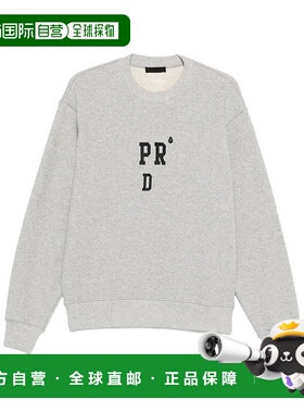 PRADA 男士针织衫 UJL74C170ZSOOOF0031 AW2025灰色长袖卫衣