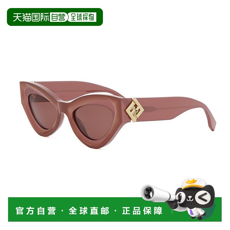 1h可退 潮奢 Fendi 芬迪 女士 FF FE40146I 66Y 钻石太阳镜 FE401