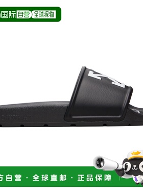 1h可退 潮奢 off-white 男士 黑色 Arrow 拖鞋 OMIU003C99MAT001