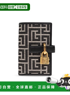 BALMAIN 男士钱包 GM1MG092TJQOGFE SS2026 黑色 Monogram wallet