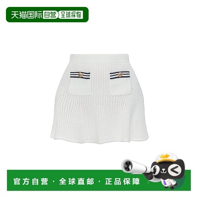 1h可退 SELF-PORTRAIT 女士半身裙 SS25018SKW0WHITE SS2025a字裙