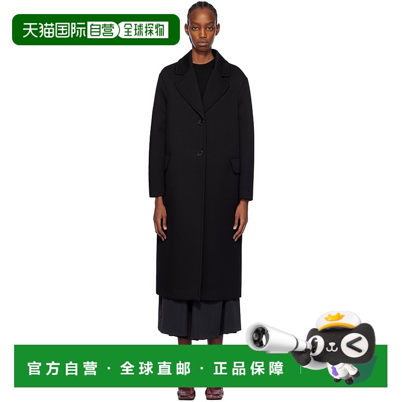 1h可退 潮奢 MaxMara 麦斯玛拉 女士 黑色 Radice 大衣 241990101