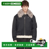 H25U Paris 潮奢 1h可退 Nylon Ami 黑色 飞行员夹克 男士 Padded