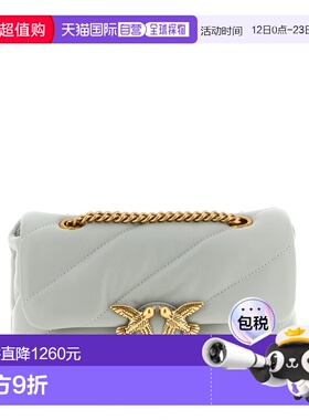 PINKO 女士斜挎包 100039A0F2K32Q SS2026 灰色 LOVE PUFF MINI C