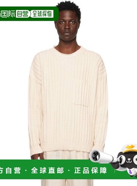 1h可退 潮奢 GOLDEN GOOSE 男士 灰白色贴袋针织衫 GMP01338P0009