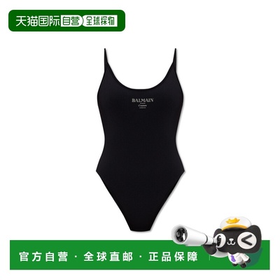 BALMAIN 女士泳装 BKBKD24300001 AW2025 黑色 One-piece swimsui