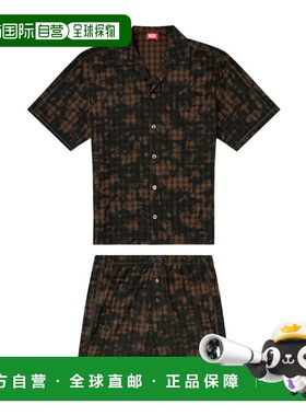 DIESEL 男士休闲套装 A193580DLBQE7136 AW2025 花色短裤