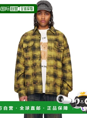 1h可退 潮奢 Palm Angels 棕榈天使 男士 黄色 & 黑色 Curved Log