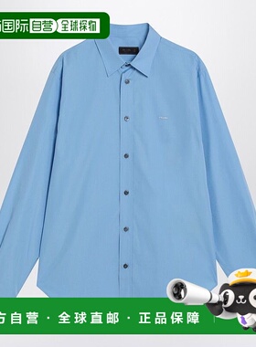 PRADA 男士衬衫 UCN611WMO10IVF0YRX AW2025 浅蓝色