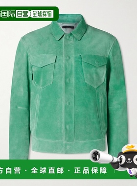 1h可退 潮奢 Tom Ford 汤姆 福特 男士 修身绒面革夹克 LBI004LMS