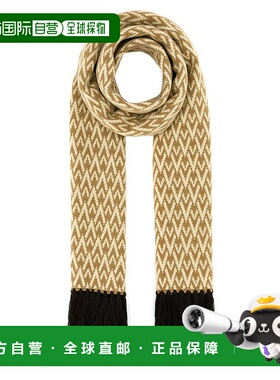 1h可退 潮奢 valentino 华伦天奴 男士 Toute La V 流蘇邊圍巾 6Y