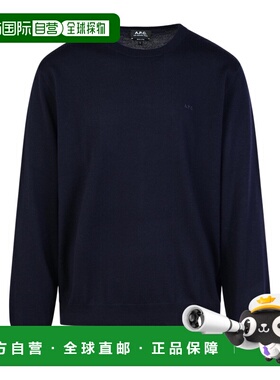 A.P.C. 男士针织毛衣 WVAWMH23285IAKNAVY AW2024 黑色