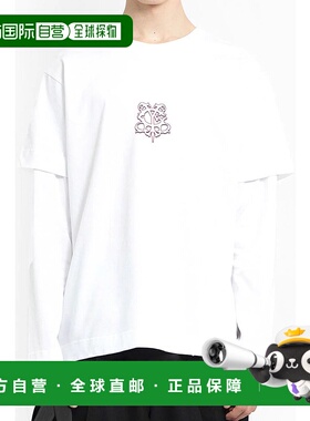 GIVENCHY 男士T恤 BM71G53YJK100 SS2024 白色 圆领长袖T恤男装