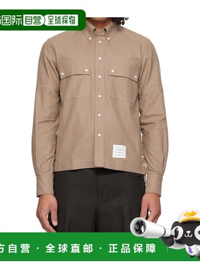 THOM BROWNE 男士衬衫  MWL425OF0796215 AW2025花色法兰绒