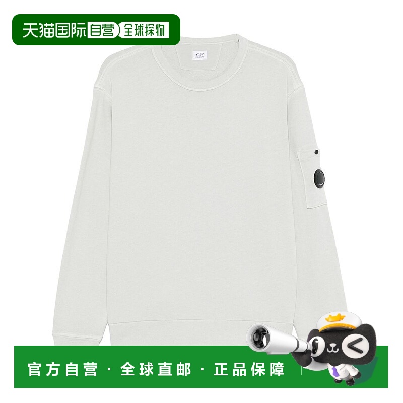 1h可退 潮奢 C.P. Company 男士 徽标棉质圆领卫衣 18CMSS266A110