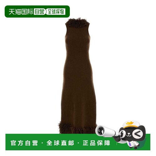 香港直邮LOEWE 女士连衣裙 S540Y15KCUBROWN AW20【付后1h可退】