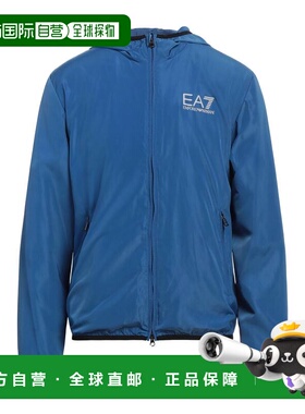 潮奢 Ea7 男士 Windbreakers 柔软夹克 blue蓝色 舒适时尚