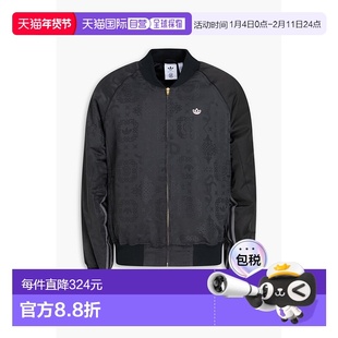 1h可退 潮奢 ADIDAS ORIGINALS X CLOT 男士 提花缎面短夹克 JD35