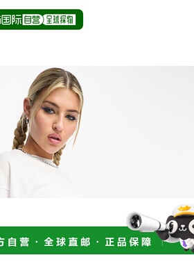 1h可退 潮奢 Noisy May 女士 Noisy 五月短款T恤(白色)