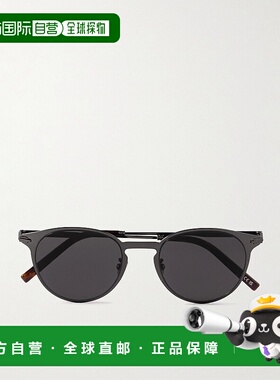 1h可退 潮奢 DIOR 迪奥 男士 BlackSuit R8U 圆框青铜色太阳眼镜
