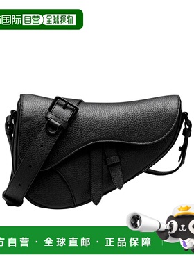 DIOR 男士单肩包 1ADPO413UCHH00N SS2025 黑色 SADDLE 单肩包