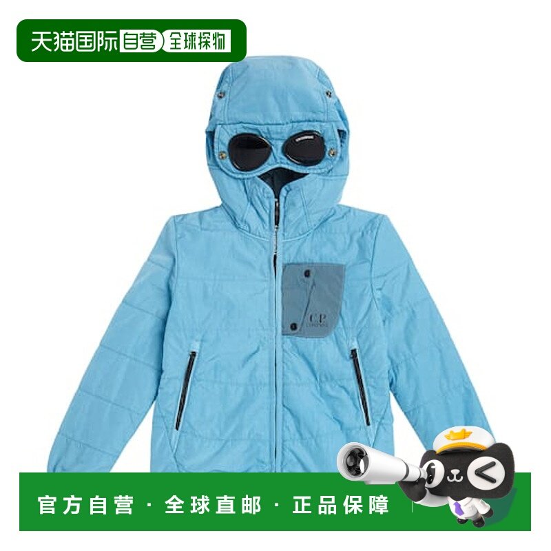 潮奢 C.P. Company 男童 Chrome-R Goggle 带里衬夹克童装