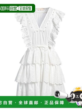 1h可退 潮奢 ULLA JOHNSON 女士 短款连衣裙 white白色 舒适时尚