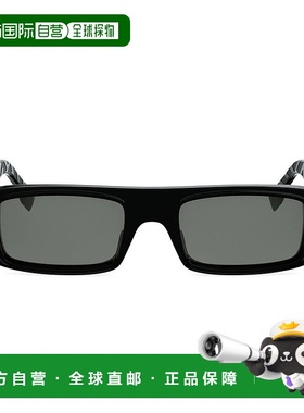 1h可退 FENDI 男士眼镜 19F45D20A17107 AW2026 黑色 Fendi Ff Sq
